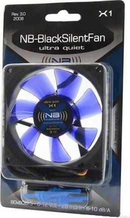 Image du produit Noiseblocker BlackSilent X1 (80 mm, 1x)
