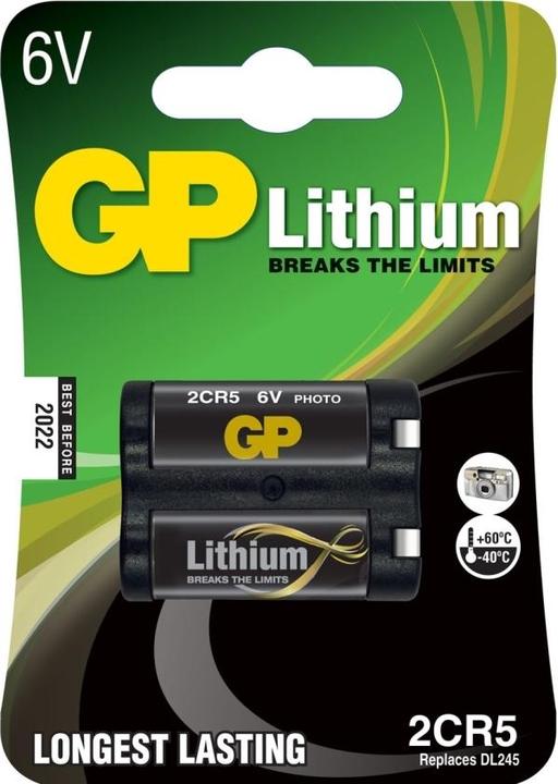 Actual product image GP Batteries 2CR5 (1 pcs., 2CR5, 1300 mAh)