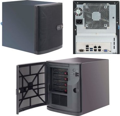 Actual product image Supermicro SC721 TQ-350B2 (Mini-ITX)