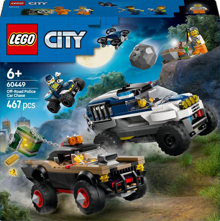 Produktbild LEGO Verfolgungsjagd im Polizeigeländewagen (60449, LEGO City)