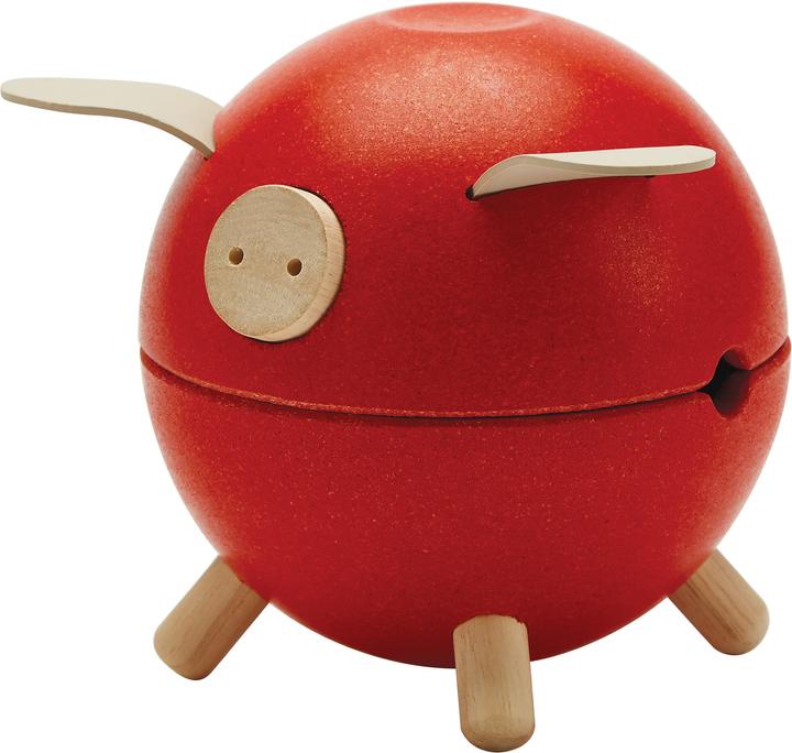 Plantoys Sparschwein Rot
