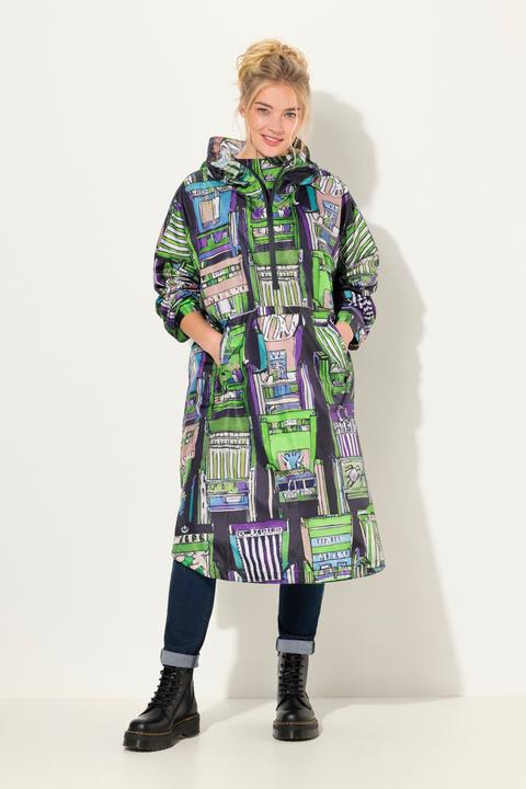 Produktbild Laurasøn Funktions-Regencape, Unisex, Print, Kapuze (One Size)