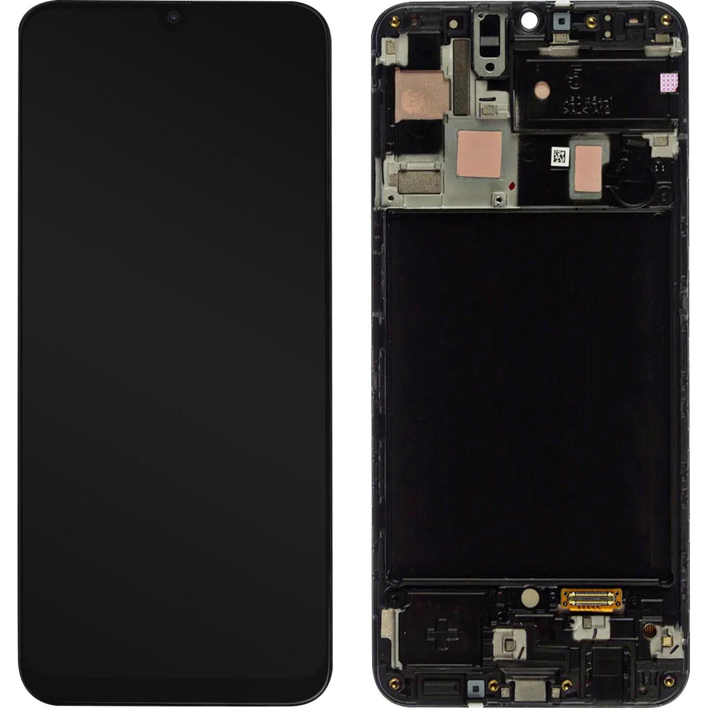 Clappio LCD-Display (Display, Galaxy A50), Mobilgerät Ersatzteile, Schwarz