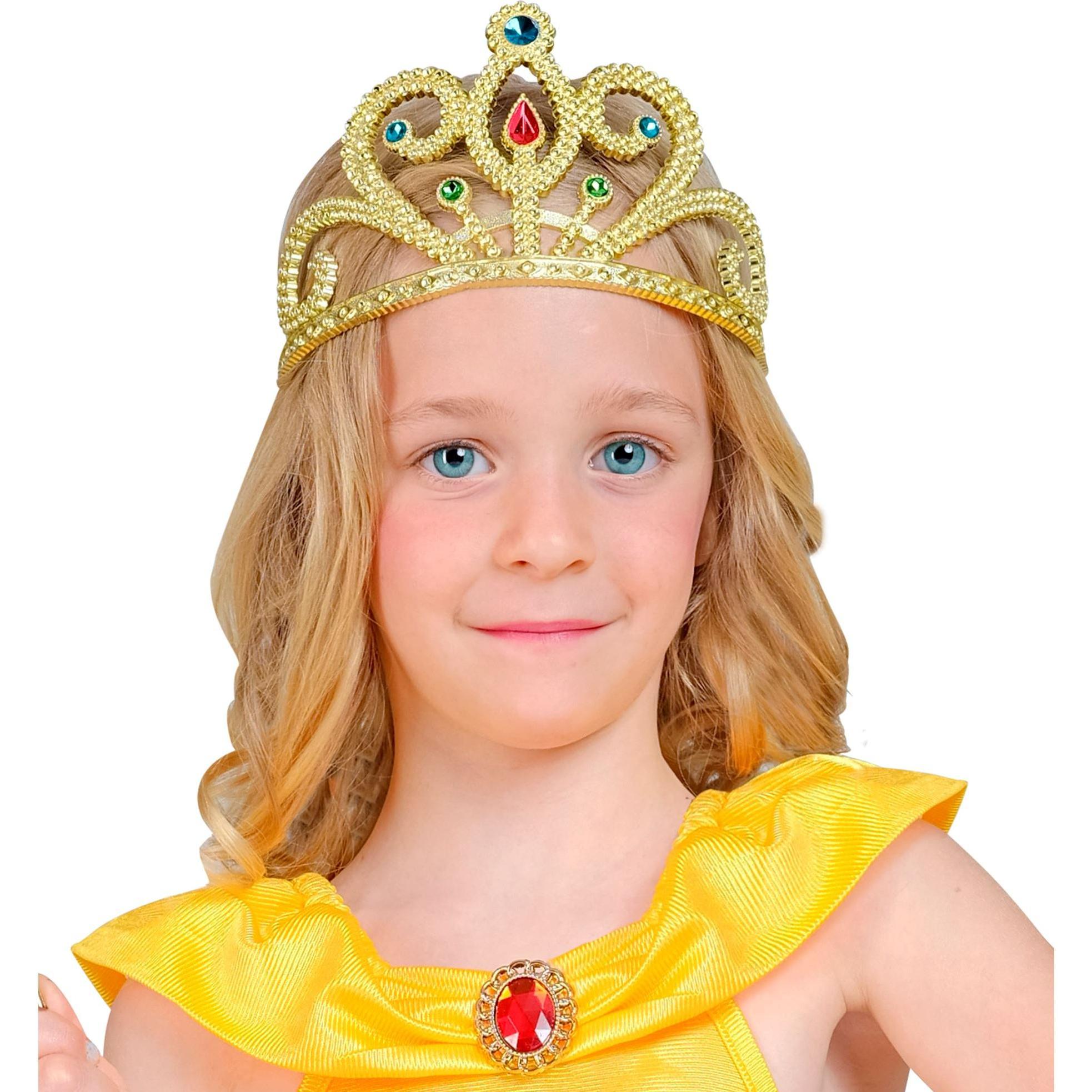 Thumbnail - Magni Diadem gold mit Schmucksteinen