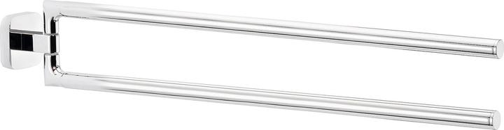 tesa ELEGAANT Handtuchhalter zweiarmig inkl. Klebelösung ohne Bohren