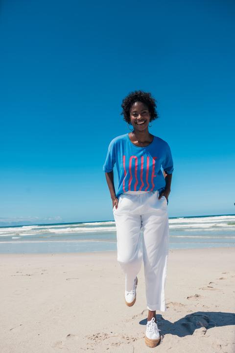 Produktbild Ulla Popken T-Shirt, oversized, LOVE, Halbarm (46, 48)