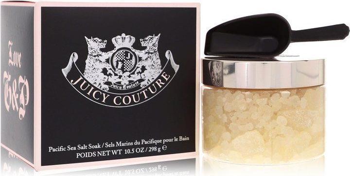 Actual product image Juicy Couture Huge Crystal Goblet with Pacific Sea Salt Soak in Luxury Juicy Gift Box (310 ml, Bath pearls)
