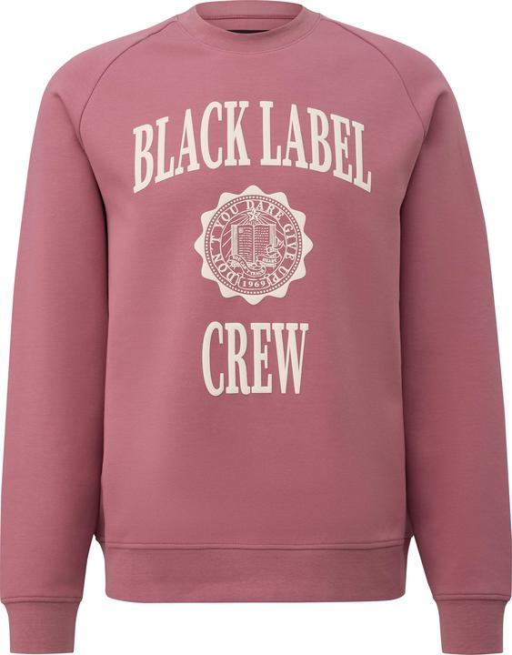 Produktbild s.Oliver Sweatshirt Scuba-Sweatshirt mit Raglanärmeln und Frontprint (M)