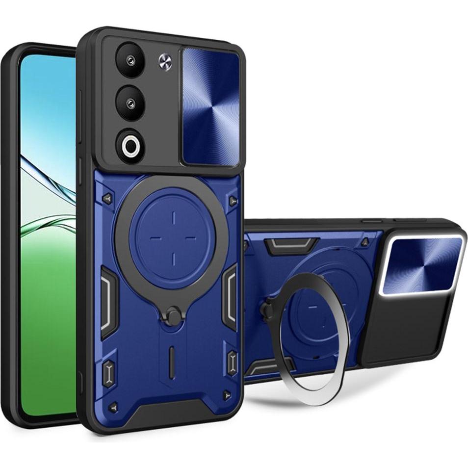 Techsuit - CamGuard Pro - Oppo A5 4G - Blue (Oppo Reno 5 4G), Cover smartphone, Blu