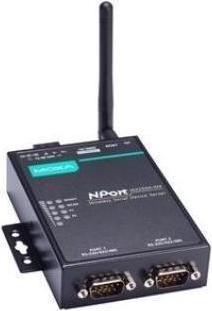 Productafbeelding Moxa NPORT W2250A-W4-EU - 2-poorts RS-232/422/485 draadloze apparaatserver met 802.11abgn WLAN EU-band