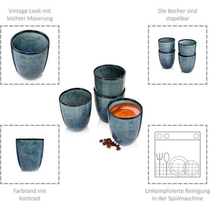 Thumbnail - Sänger, Tasse, Kaffeebecher (300 ml, 4 x)