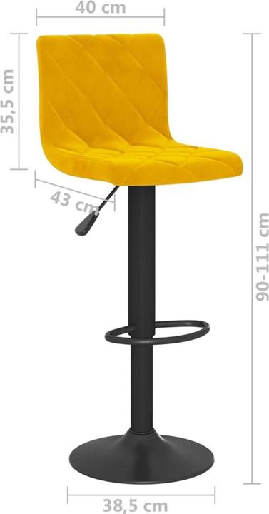 Actual product image VidaXL Bar stool