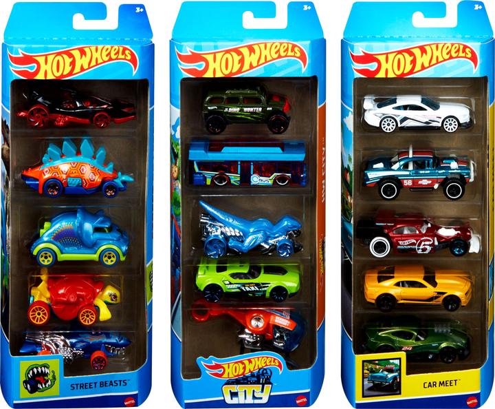 Actual product image Hot Wheels 5pcs gift set assortment