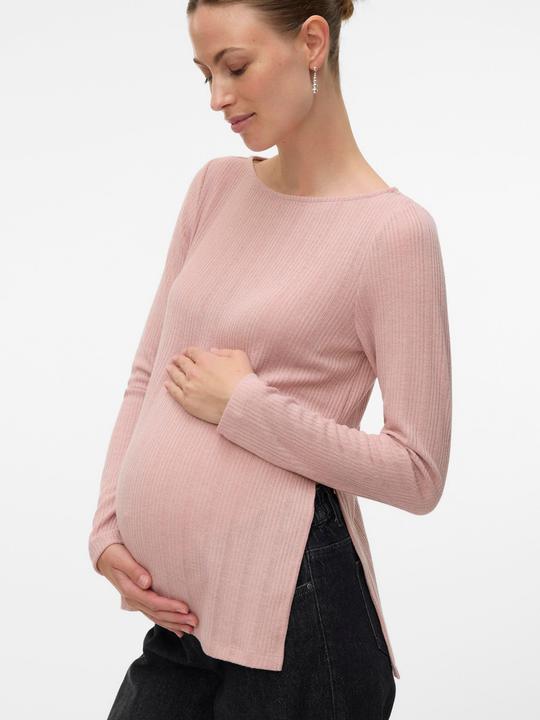 Actual product image Mamalicious Normal geschnitten U-Boot Ausschnitt Schmale Ärmel Top Bluse (XXL)