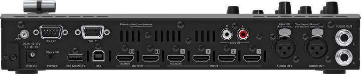 Roland V-1HD+ 4 CH. HD VIDEO SWITCHER, 720P/1080I/1080P FORMATS, W. SCALER & 2 MIC PRE-AMPS