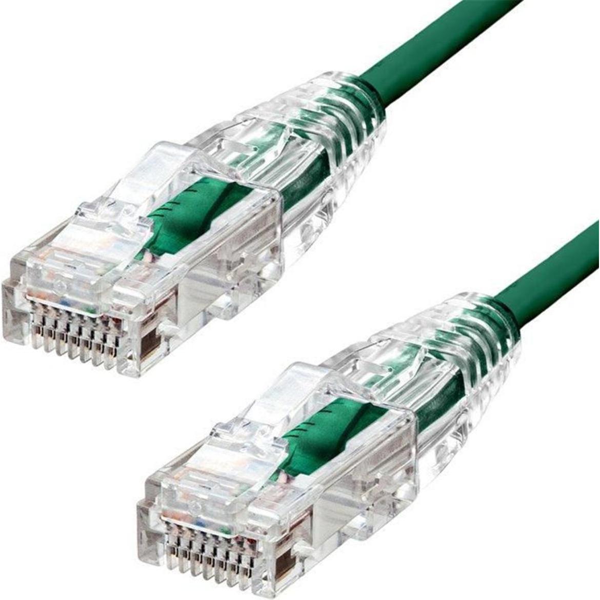 Thumbnail - ProXtend Slim U/UTP CAT6 LSZH AWG 28 Green 4M (U/UTP, CAT6, 4 m), Netzwerkkabel