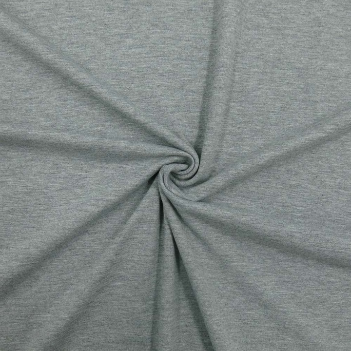 Immagine prodotto Stoffrestposten Jersey di cotone - grigio screziato - Quantità minima di vendita: 1 metro