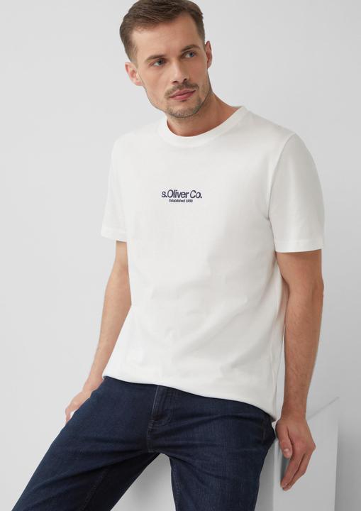 Produktbild S.Oliver T-Shirt T-Shirt aus Baumwolle mit Logo-Print (M)