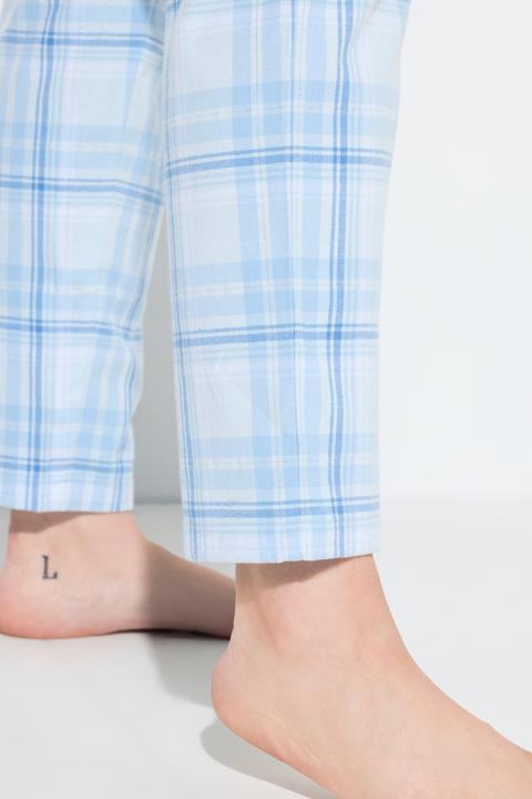 Produktbild Ulla Popken Pyjamahose, Karomuster, gerades Bein, Elastikbund (42, 44)