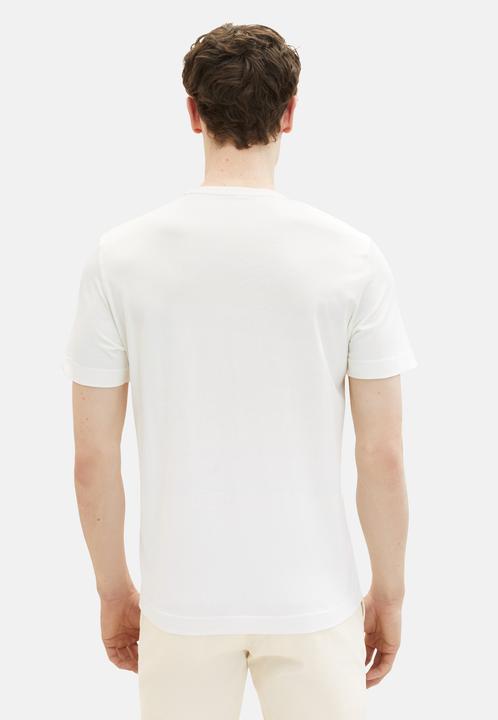 Produktbild Tom Tailor T-Shirt Kurzarmshirt gepunktet mit Brusttasche (M)