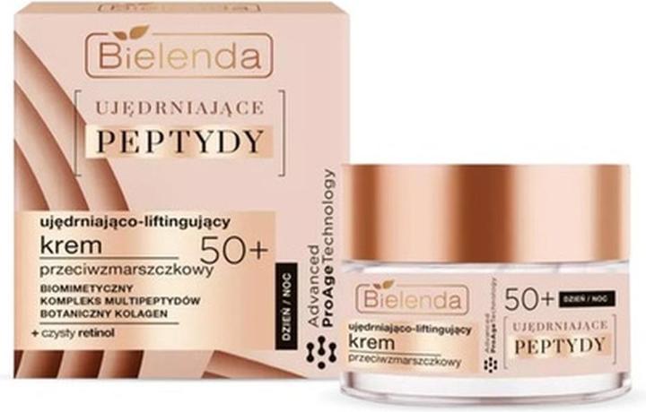 Actual product image Bielenda Firming Peptides Firming And Lifting Anti-Wrinkle Cream 50+ Day/Night 50Ml (50 ml)