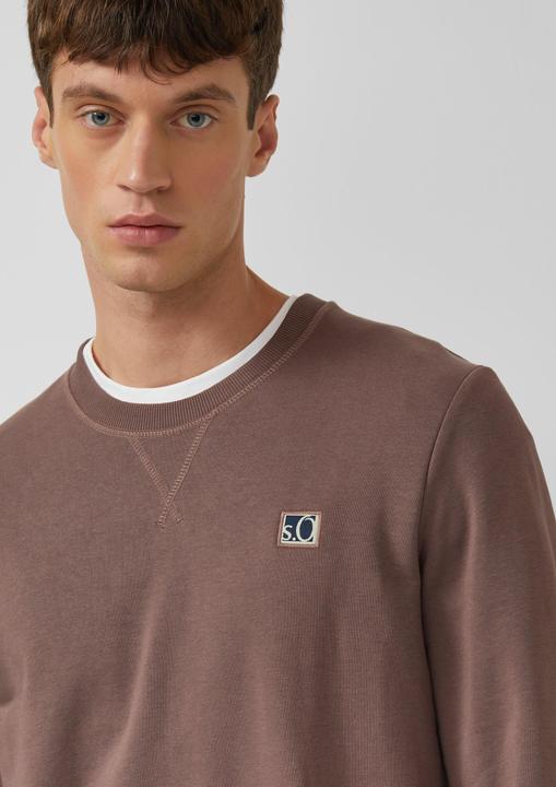 Produktbild s.Oliver Sweatshirt Sweatshirt aus Baumwollmix mit Crew Neck (M)
