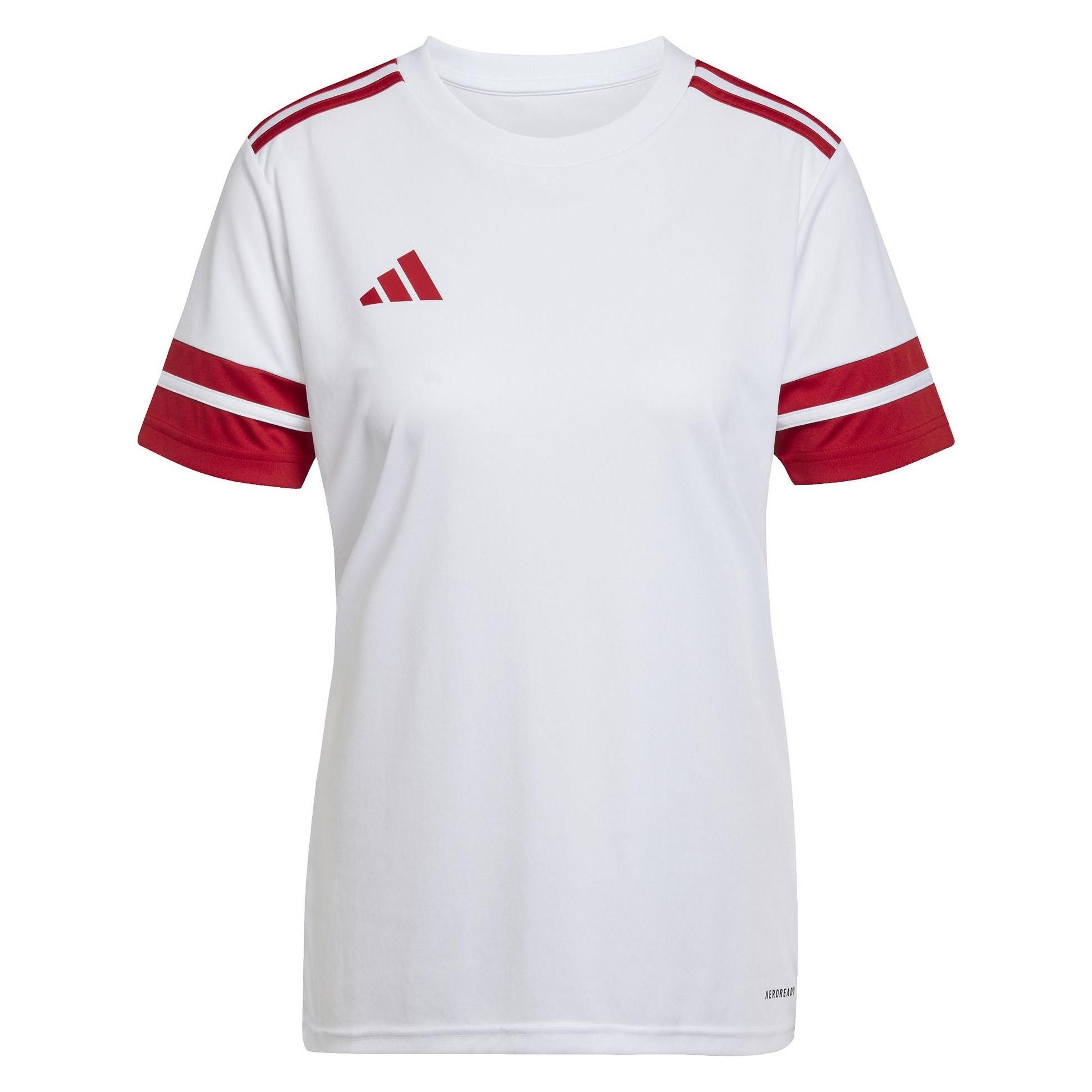 Adidas, Vrouwen, Sportief Shirt, Squadra 25 Damestrui (L), Wit, L