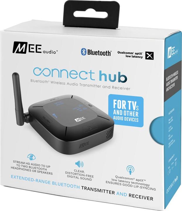 Immagine prodotto Mee Audio Adattatore Bluetooth Connect Hub czarny (Trasmettitore e ricevitore)