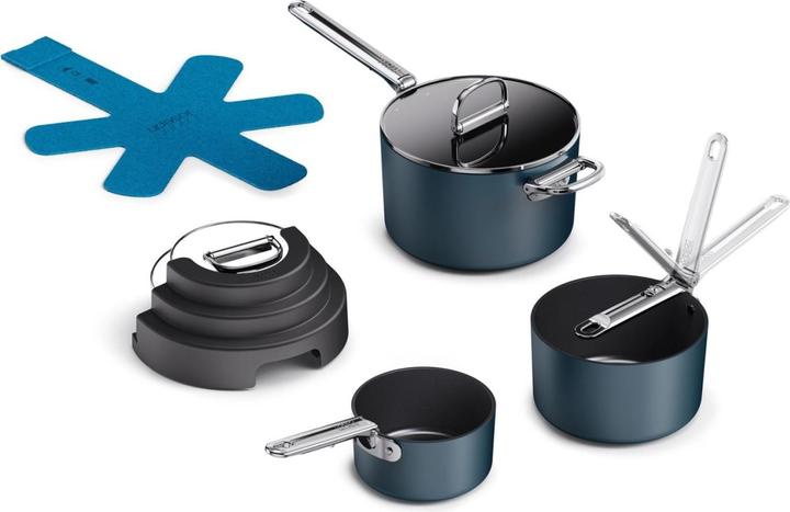 Actual product image Joseph Joseph 3er Set Space Stack Kochset (Pan set + pot set, Pot, Aluminium)