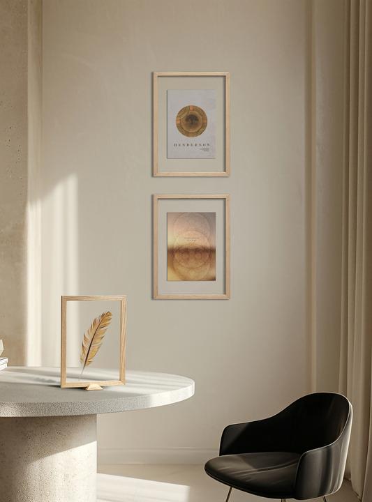 Image du produit ChiCura Linia Frame - A5 - Oak Incl. Frame Stand (A5)