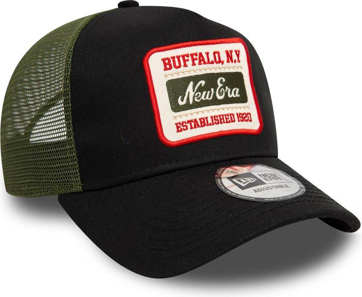 Produktbild New Era Adjustable Trucker Cap - BRAND PATCH oliv (One Size)