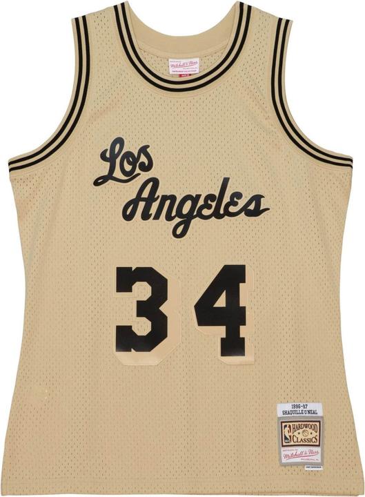 Produktbild Mitchell & Ness Swingman Khaki Jersey Los Angeles Lakers Shaquille O'Neal - (S)