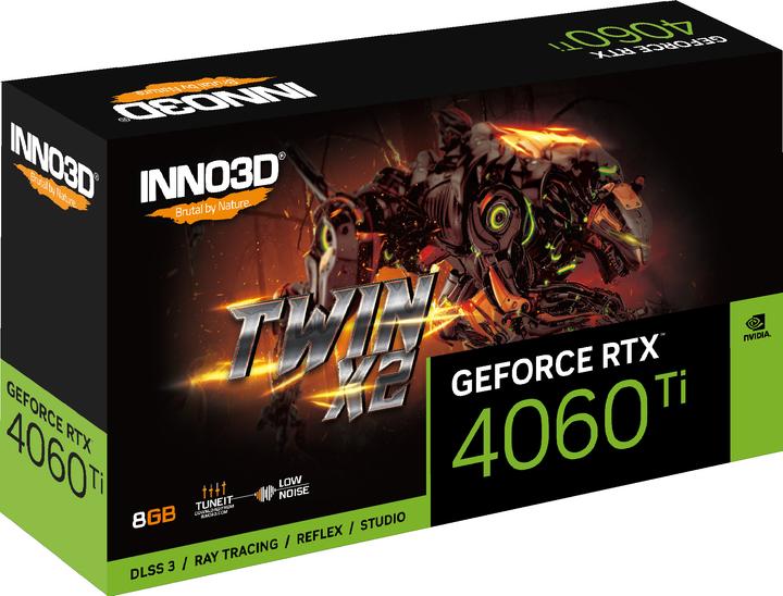 Image du produit Inno3D GeForce RTX 4060 Ti Twin X2 (8 Go)