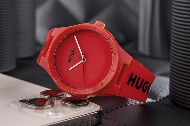 Image du produit Hugo Boss Hugo Lit For Him Rote Herrenuhr 1530346 + BOX