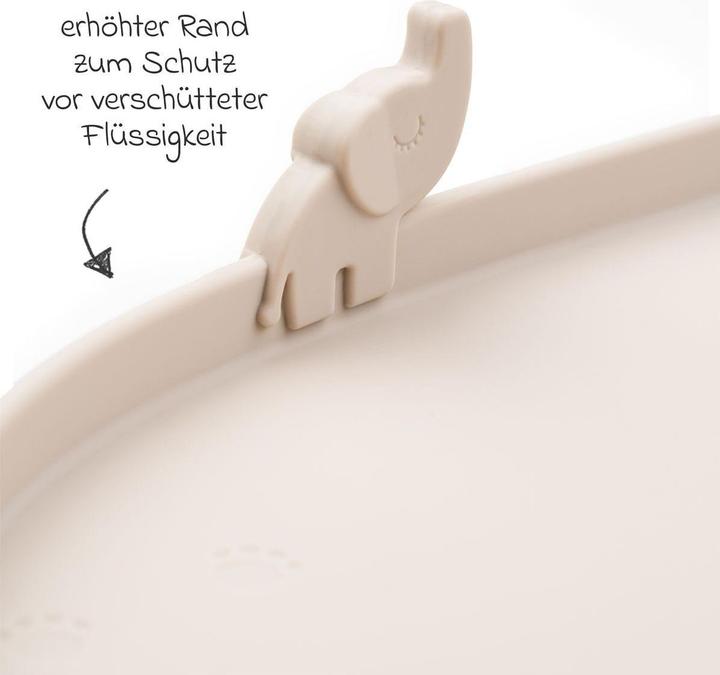Produktbild Done by Deer Tisch-Set Silikon Elphee beige (1 Stk., 45 x 40 cm)
