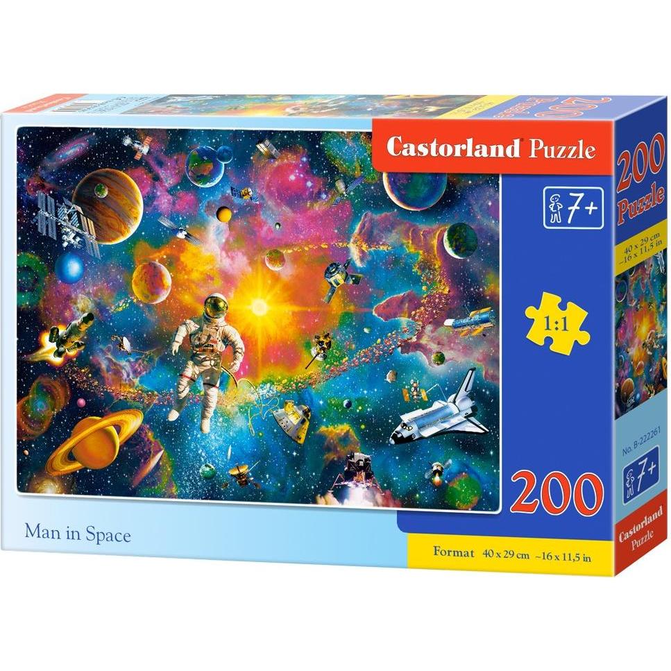 Castorland Puzzle 200 Mann im Weltraum CASTOR (200 Teile)