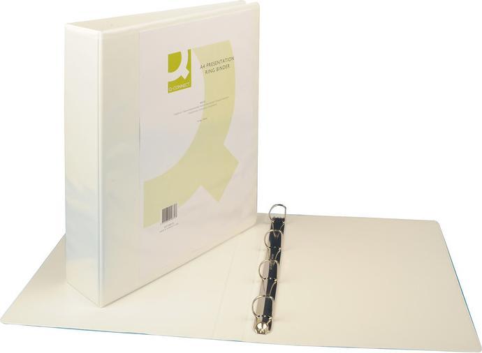 Q-Connect Raccoglitore ad anello di presentazione con tasca (A4, 51 mm, 1 Pezzo/i)