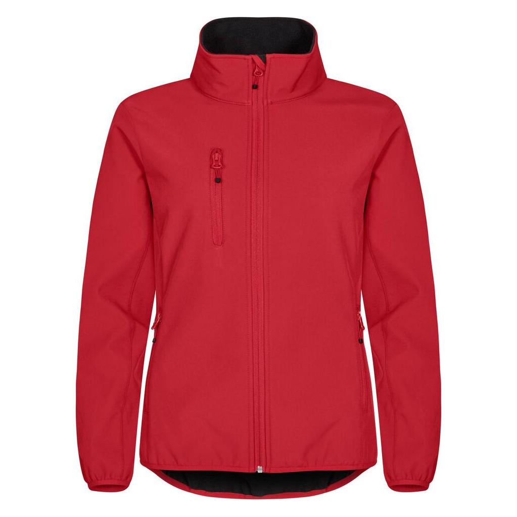 Clique, Damen, Outdoorjacken, Classic Softshell Jacket Women (S), Rot, S