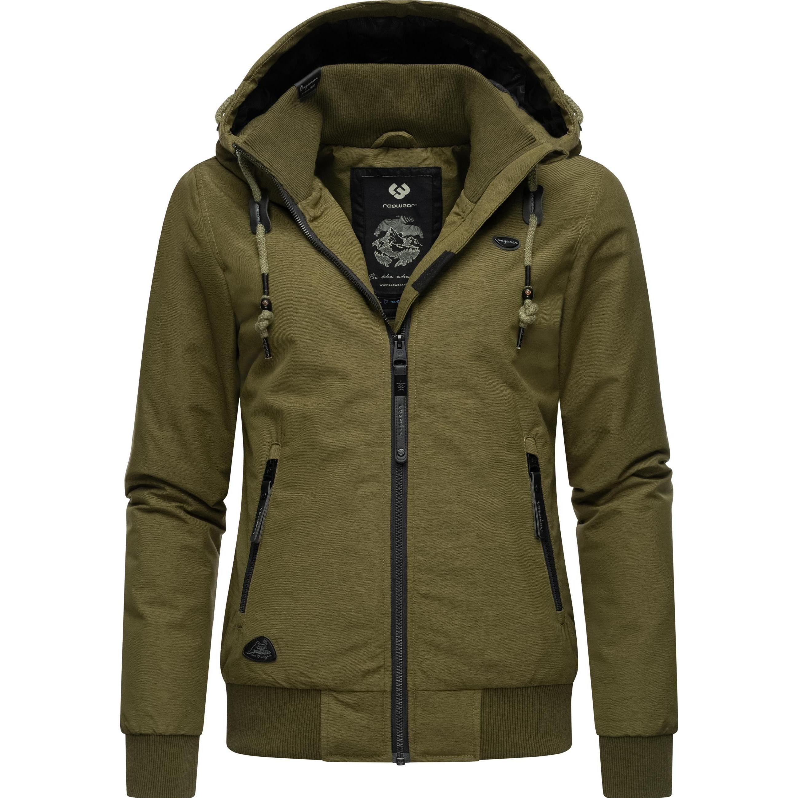 Ragwear, Damen, Jacke, Nuggie Melange (XL), Grün, XL