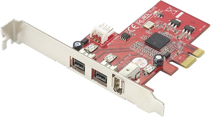 Image du produit Renkforce Carte PCI-Express 3 ports FireWire 400/800