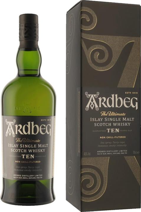 Ardbeg 10 Years (Single Malt, Scotch whisky, 1 x 70 cl)