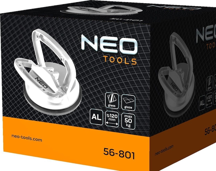 Produktbild Neo PRZYSSAWKA DO SZYB POJEDYŃCZA ALU 56-801 (50 kg)