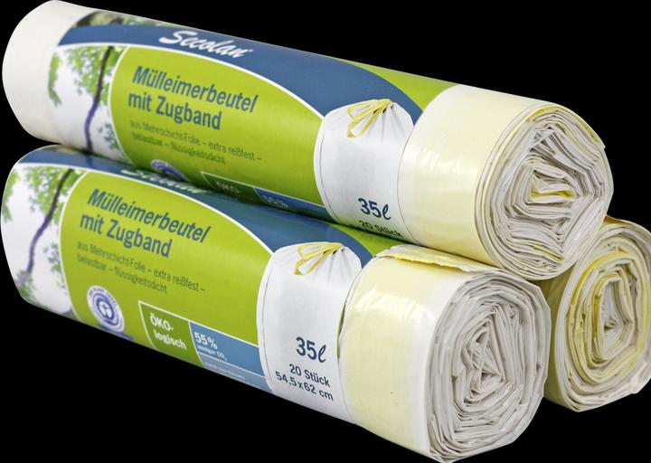 Produktbild Secolan Mülleimerbeutel (20 x, 35 l)
