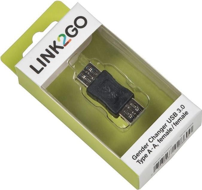 Actual product image Link2Go Gender Changer (USB 3.0, 3 cm)