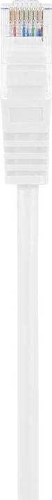 Actual product image Renkforce RF-5043844 RJ45 network cable, patch cable CAT 5e U/UTP 15.00 cm White m (U/UTP, CAT5e, 0.15 m)