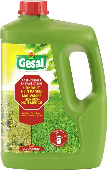 Gesal Fertilizzante per prati Malerbe - No grazie!, 2.5 l (3.21 kg, 2.50 l)