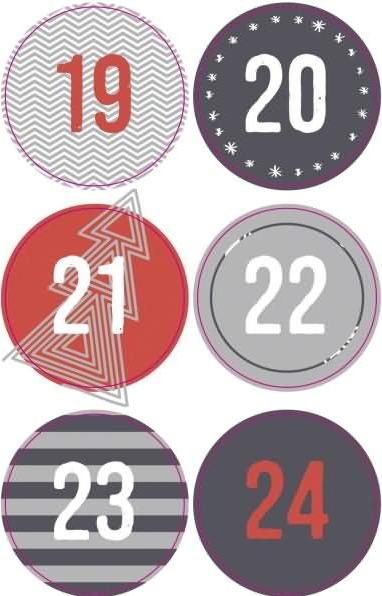 Actual product image Folia Advent calendar