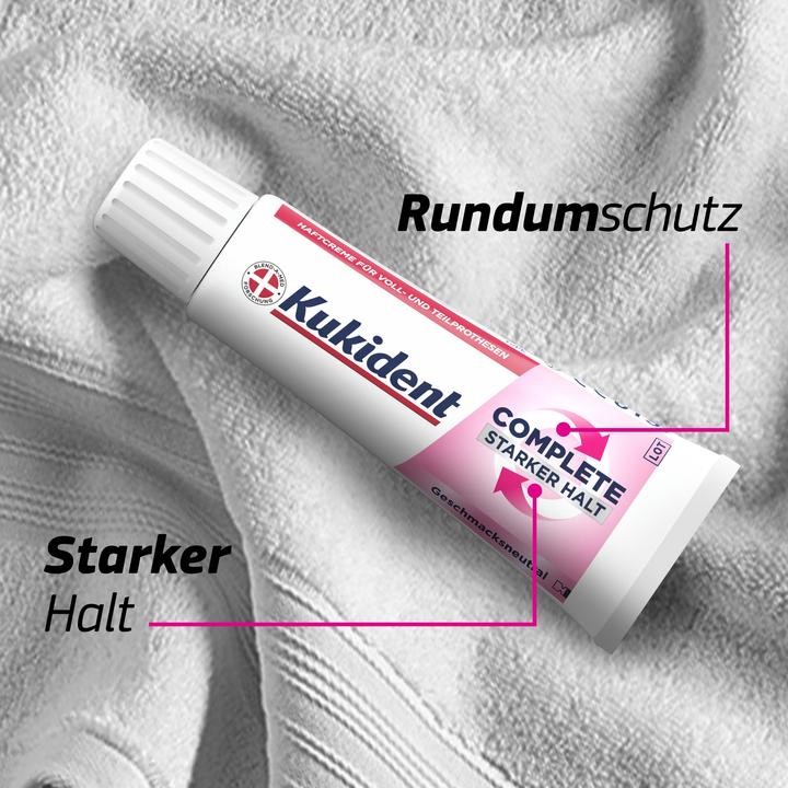 Immagine prodotto Kukident Haftcreme Complete Geschmacksneutral 47g Haftcreme (47 ml)
