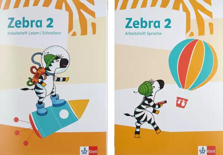 Produktbild Zebra 2. Paket: Arbeitsheft Lesen/Schreiben/Arbeitsheft Sprache (Deutsch, 2018)