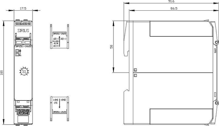 Produktbild Siemens Time Relay ON-delay 1x CO, Screw